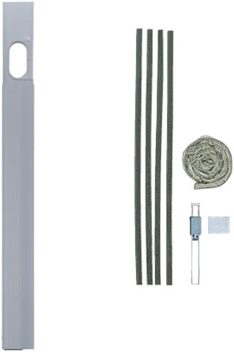 エアコン配管用 アルミ窓パネル シルバー 850～1380mm